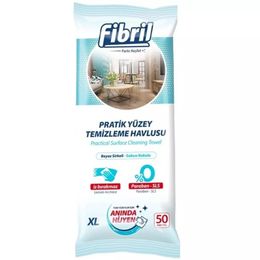 Fibril Sabun Kokulu 50'li Yüzey Temizleme