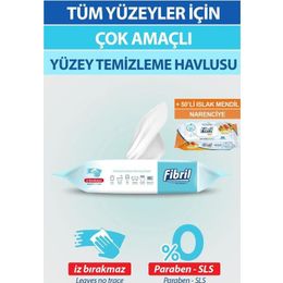 Fibril Yüzey Temizlik Havlusu Xl 50 Yaprak Beyaz Sirke Sabun + 50 Yaprak Islak Mendil