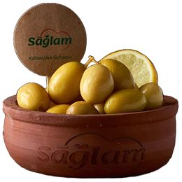 Fikret Sağlam 500 gr Tombul Pembe Çizik Zeytin