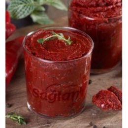 Fikret Sağlam Peynircilik 500 gr Ev Yapımı Antep Taatlı Biber Salçası