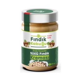 Fındık Kabuğu 2x300 gr Fındık Parçacıklı Sütlü %13 Fındık Kreması