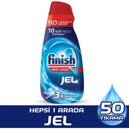 Finish Hepsi Bir Arada 3x1 lt Bulaşık Jel Deterjanı
