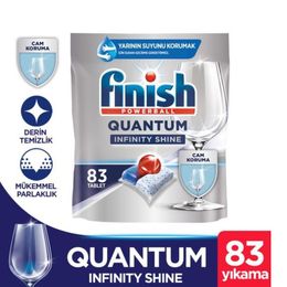 Finish Quantum Infinity Shine 2x83 Kapsül Bulaşık Makinesi Deterjanı Tableti