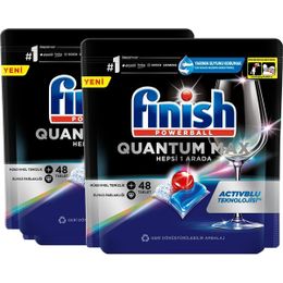 Finish Quantum Max 96 Kapsül Bulaşık Makinesi Deterjanı Tableti