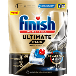 Finısh Quantum Ultımate Plus 20'li Bulaşık Tableti