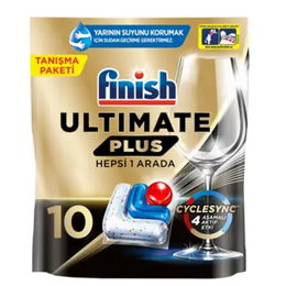 Finish Ultımate Plus Hepsi 1 Arada 10 Adet Bulaşık Makinesi Tableti
