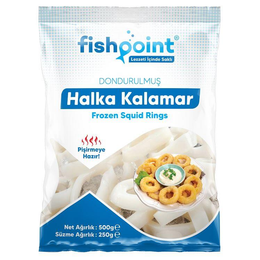 Fish Point 500 gr %50 Glaze Dondurulmuş Kalamar