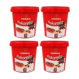 Fiskobirlik Fiskorella 4x1 kg Kakaolu Fındık Kreması