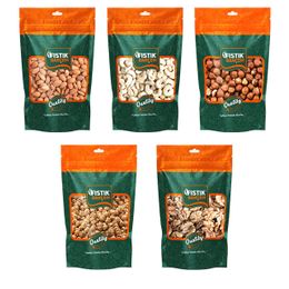 Fıstık Bahçem Naturel Çiğ 5'li Set 750 gr Kuruyemiş
