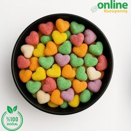 Fıstık Yeşili 1 kg Kalpli Jöle Lokum