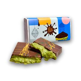 Fix Chocolate 200 gr Dubai Chocolate With Knafeh And Pistachio