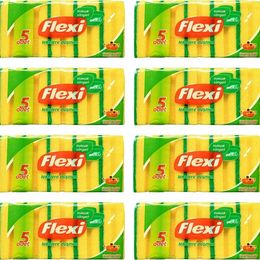 Flexi 8x5'li Oluklu Bulaşık Süngeri