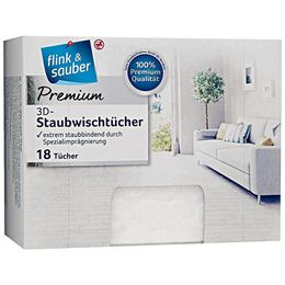 Flink & Sauber 18 Adet Premium Toz Alma Bezi