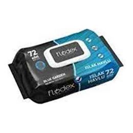 FLODEX BLUE GARDEN ISLAK HAVLU 72.Lİ