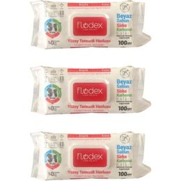 Flodex 3 Adet 100'lü Pratik Yuzey Temizleme Havlusu