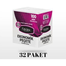 Flodex 32x100'lü 23x24.5 cm Ekonomik Peçete