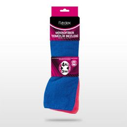 Flodex 4'lü Mikrofiber Temizlik Cam Bezi