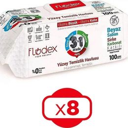 Flodex 8x100'lü Pratik Yuzey Temizleme Havlusu