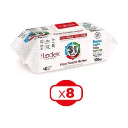 Flodex 8x100'lü Pratik Yuzey Temizleme Havlusu