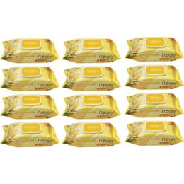 Flodex Yellow Garden 12x90'lı Islak Havlu