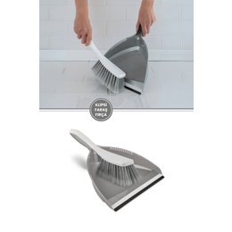 Flora F324 Gri Klipsli Faraş Fırça Takımı