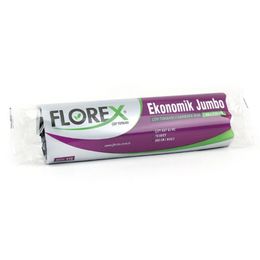 Florex 20 Adet 80 x 110 cm Ekonomik Jumbo Boy Çöp Torbası Siyah