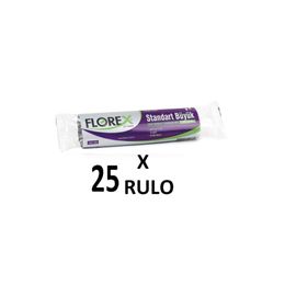 Florex 25x10'lu Standart Büyük Boy 65x80 cm Mavi Çöp Poşeti