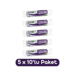 Florex 65x80 cm 5x10 Adet Standart Büyük Boy Çöp Torbası