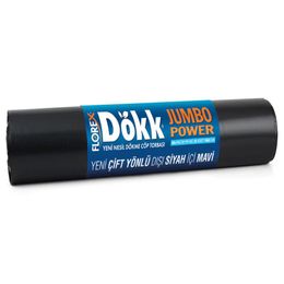 Florex Jumbo Power 20 Adet 7 Rulo Dökk Dökme Çöp Torbası