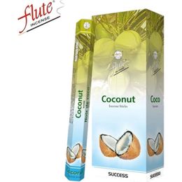 Flute 6x20 Çubuk Hindistan Cevizi Tütsü