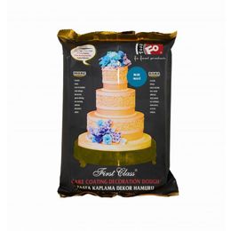 Fo 1 kg First Class Mavi Pasta Kaplama Dekor Hamuru