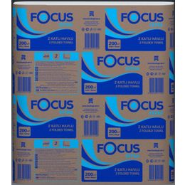 Focus Extra Z Çift Katlı 200 Yaprak 12 Paket 2.5x24 cm Kağıt Havlu