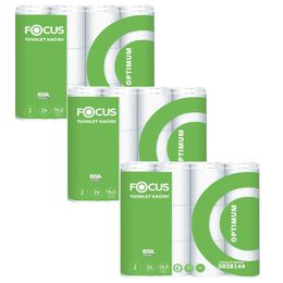 Focus Optimum 3x24 72 Rulo Çift Katlı Tuvalet Kağıdı
