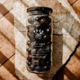 Foze 300 gr Taş Baskı Doğal Yağlı Sele Siyah Salamura Zeytin