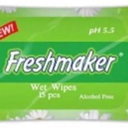 Freshmaker 15'li Çiçeksi Kokular Islak Cep Mendil