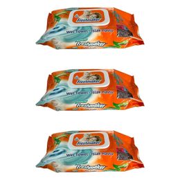 Freshmaker 3x90'lı Çiçeksi Kokular Islak Havlu Mendil