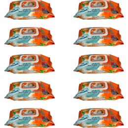 Freshmaker Çiçeksi Kokular 90 Adetlik 10 Paket Islak Mendil