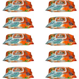 Freshmaker Çiçeksi Kokular 90 Adetlik 10 Paket Islak Mendil