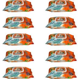 Freshmaker Çiçeksi Kokular 90 Adetlik 10 Paket Islak Mendil