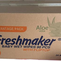 Freshmaker Çiçeksi Kokular 90 Adetlik 24 Paket Islak Mendil
