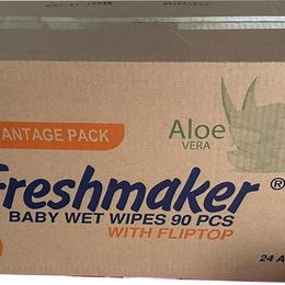 Freshmaker Çiçeksi Kokular 90 Adetlik 24 Paket Islak Mendil