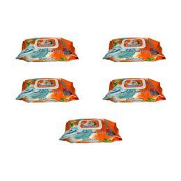 Freshmaker Çiçeksi Kokular 90 Adetlik 5 Paket Islak Havlu Mendil