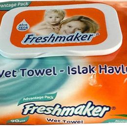 Freshmaker Çiçeksi Kokular 90 Adetlik Islak Havlu Mendil