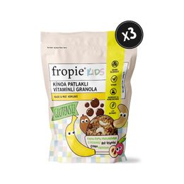Fropie 3x240 gr Kids Kaju Muz Küpleri Granola