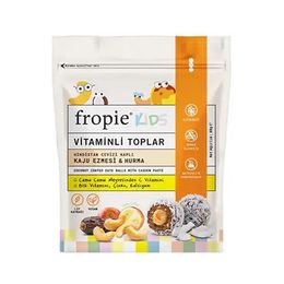 Fropie 80 gr Glutensiz Kaju Ezmeli ve Hurmalı Probiyotikli Vitamin Topları