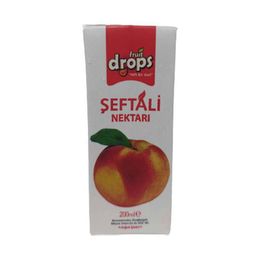 Fruit Drops 200 ml Şeftali Meyve Nektarı