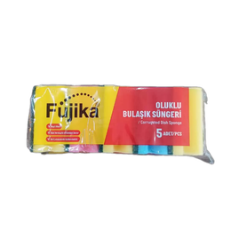 Fujika 5'li Oluklu Bulaşık Süngeri