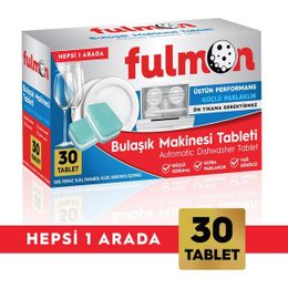 Fulmon 30'lu Hepsi Bir Arada Bulaşık Makinesi Tableti