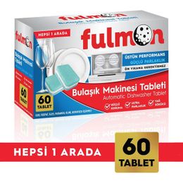 Fulmon Hepsi Bir Arada 60'lı Bulaşık Makinesi Tableti