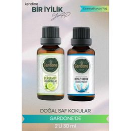 Gardone 2x30 ml Bergamot + Beyaz Sabun Oda Kokusu